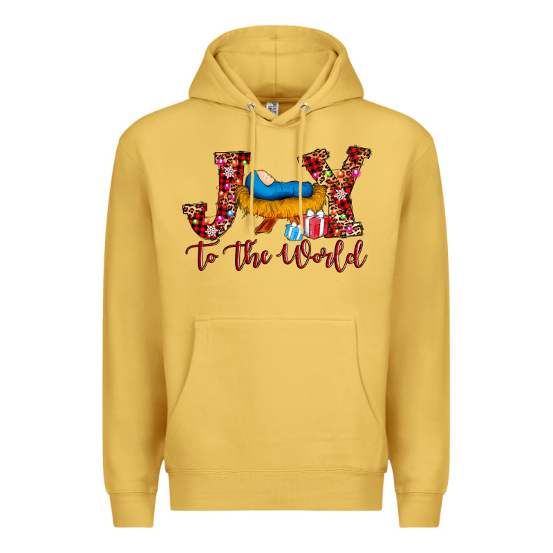 Joy To The World Premium Hoodie by AdoDesignShop | Teevron
