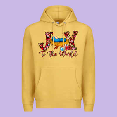 Joy To The World Premium Hoodie Designed By Adodesignshop