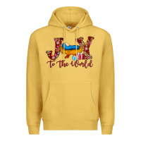 Antique Gold joy to the world Premium Hoodie - AdoDesignShop