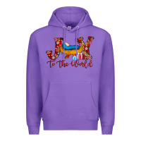 Purple joy to the world Premium Hoodie - AdoDesignShop