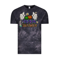 Cloud Black hippie halloween Vintage Tee - CowhideDigitalArt