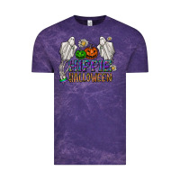 Cloud Purple hippie halloween Vintage Tee - CowhideDigitalArt