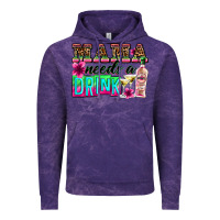 Cloud Purple mama needs a drink Vintage Hoodie - Zillion Design Studio