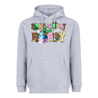 Heather Grey Don't worry be hoppy Heavyweight Hoodie - NancyCooperArtShop