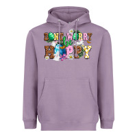 Lavender Don't worry be hoppy Heavyweight Hoodie - NancyCooperArtShop