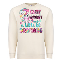 Sandshell cute smart and a little bit dramatic with unicorn Premium Sweatshirt - NancyCooperArtShop