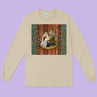 Jesus Long Sleeve Tee Designed By Jahusdesignshop