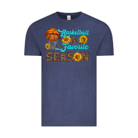 Vintage Denim basketball is my favorite season Vintage Tee - HRA Design Shop