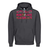 Smoke heartbreaker with leopard and cowhide Zipper Hoodie - NancyCooperArtShop
