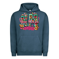 Pigment Midnight Navy New Mexico Urban Hoodie - texasbilliewilder