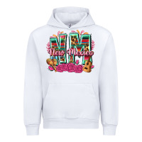 White New Mexico Urban Hoodie - texasbilliewilder