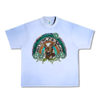 Grape Ice turquoise gemstones brown baby cow  rainbow Urban Heavy Tee - BarkalooDesign