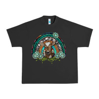 Pigment Black turquoise gemstones brown baby cow  rainbow Urban Heavy Tee - BarkalooDesign