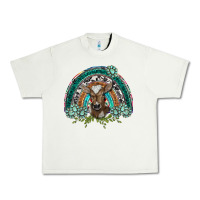 Pistachio turquoise gemstones brown baby cow  rainbow Urban Heavy Tee - BarkalooDesign