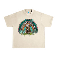 Sandshell turquoise gemstones brown baby cow  rainbow Urban Heavy Tee - BarkalooDesign