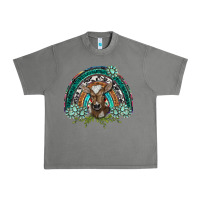 Tornado turquoise gemstones brown baby cow  rainbow Urban Heavy Tee - BarkalooDesign