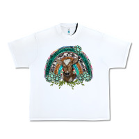 White turquoise gemstones brown baby cow  rainbow Urban Heavy Tee - BarkalooDesign