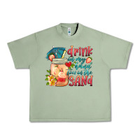 Oil Green drink in my hand toes in the sand Urban Heavy Tee - HRA Design Shop