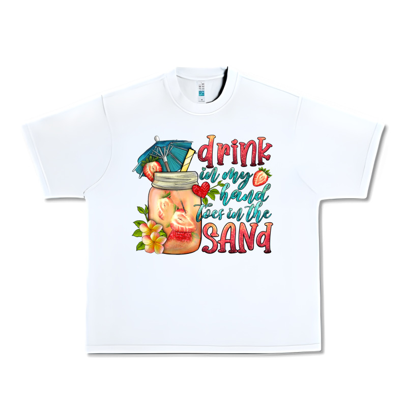 Drink In My Hand Toes In The Sand Urban Heavy Tee by HRA Design Shop | Teevron