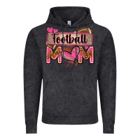 Vintage Black football mom with leopard Vintage Hoodie - Zillion Design Studio