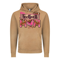 Vintage Camel football mom with leopard Vintage Hoodie - Zillion Design Studio