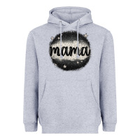 Heather Grey leopard mama Heavyweight Hoodie - MaliasSmallBusiness