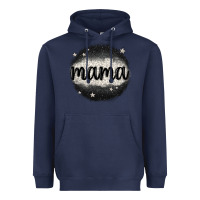 Navy leopard mama Heavyweight Hoodie - MaliasSmallBusiness