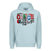 Blue Mist Office Squad Christmas Premium Hoodie - LillyAllenDesigns
