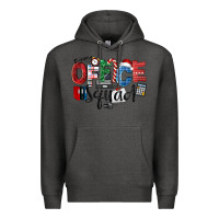 Charcoal Heather Office Squad Christmas Premium Hoodie - LillyAllenDesigns