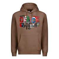 Chestnut Office Squad Christmas Premium Hoodie - LillyAllenDesigns