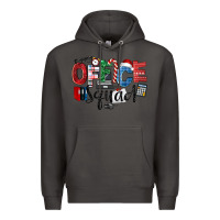 Smoke Office Squad Christmas Premium Hoodie - LillyAllenDesigns