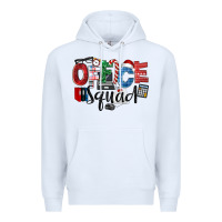 White Office Squad Christmas Premium Hoodie - LillyAllenDesigns