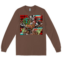 Chestnut christmas reinder Long Sleeve Tee - JahusDesignShop