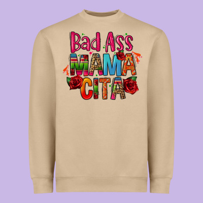 Bad Ass Mama Cita Heavyweight Sweatshirt Designed By Cts Tumbler Store