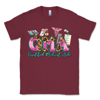 Burgundy qma qualified medical aide Classic Tee - AdoDesignShop