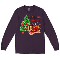 Plum Cowgirl Christmas Long Sleeve Tee - AdoDesignShop
