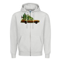 Christmas Vacation Car Zipper Hoodie | Teevron