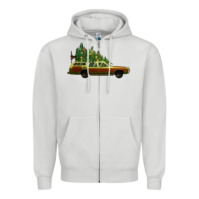 Christmas Vacation Car Zipper Hoodie by Jasminsmagicworld | Teevron