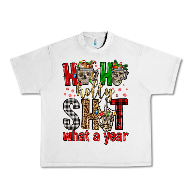 Ho Ho Holly Shit What A Year Urban Heavy Tee by FaDigitalArtStudio | Teevron