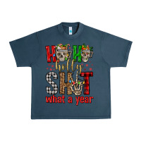 Midnight Navy ho ho holly shit what a year Urban Heavy Tee - FaDigitalArtStudio