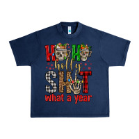 Navy ho ho holly shit what a year Urban Heavy Tee - FaDigitalArtStudio