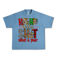 Pebble Blue ho ho holly shit what a year Urban Heavy Tee - FaDigitalArtStudio