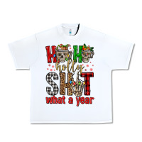 White ho ho holly shit what a year Urban Heavy Tee - FaDigitalArtStudio