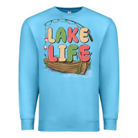 Ocean Blue lake life Premium Sweatshirt - MaliasSmallBusiness