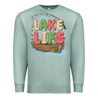 Seafoam lake life Premium Sweatshirt - MaliasSmallBusiness