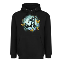 Black just breathe Heavyweight Hoodie - MaliasSmallBusiness