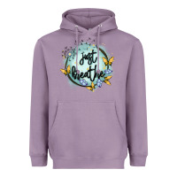 Lavender just breathe Heavyweight Hoodie - MaliasSmallBusiness