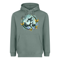 Sage just breathe Heavyweight Hoodie - MaliasSmallBusiness