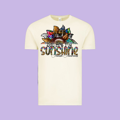 You Are My Sunshine Autism Awareness Vintage Tee Designed By Sublimationcraftshop