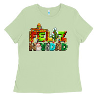 Feliz Navidad Sombrero Ladies Tee | Teevron